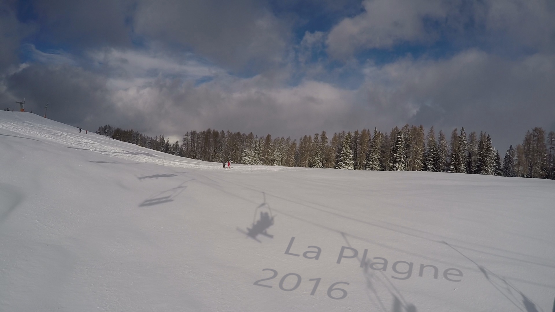 Net op tijd begon het dan toch nog te sneeuwen in La Plagne